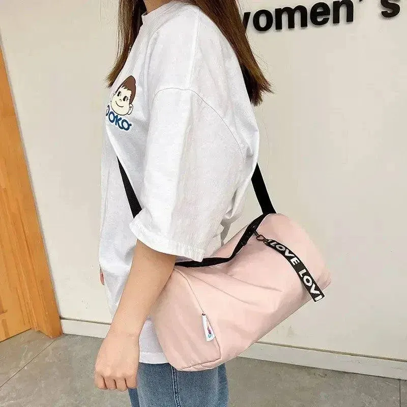 Women Gym Bag Waterproof for Fitness Training and Outdoor Travel