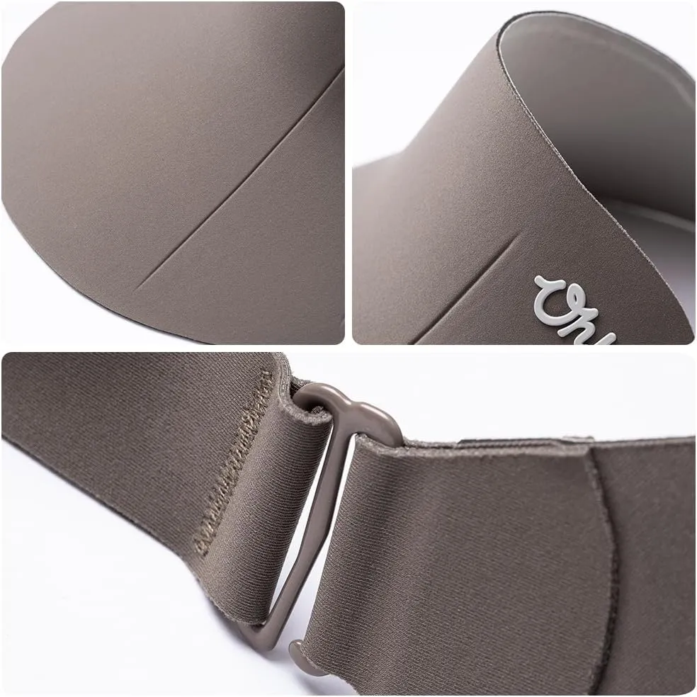 Women Wide Brim Sun Visor Hat Foldable UPF 50  Roll Up Packable Beach Cap Double Sided Wear UPF50 