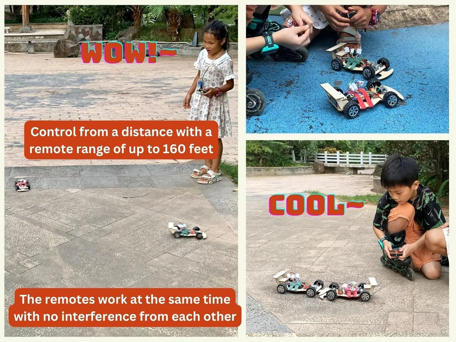 Wooden Wireless Remote Control F1 Racing Car Science Kit to Build (Red), STEM Project for Kids Aged 9 10 11 12 13, Science Building Kit Gift for Boys and Girls