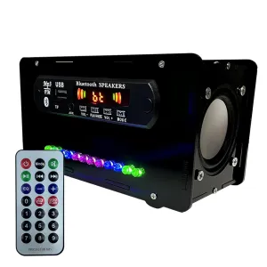 YYSOLDER Speaker Soldering Practice Kit Raaadio AUX Player Level Indicator Dual Channel Electronic Project kit DIY Electronic kit