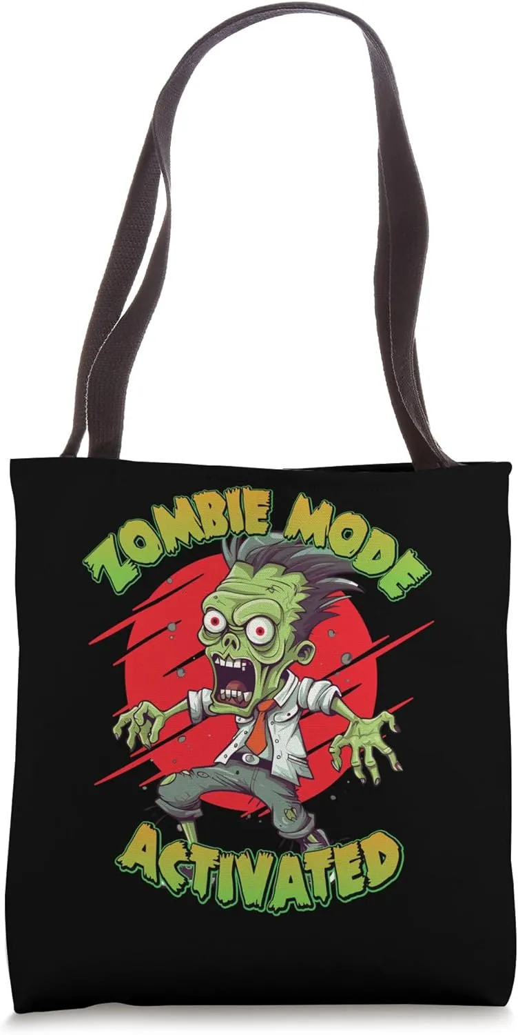 Zombie Mode Activated - Funny Zombie Apocalypse Tote Bag